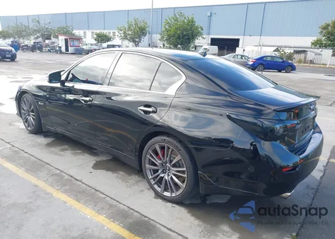 2017 Infiniti Q50 3.0T Red Sport 400 из США, поврежденный, VIN JN1FV7APXHM851133